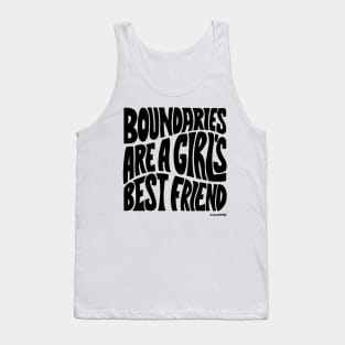 Boundaries Are A Girl Best Friend Tank Top